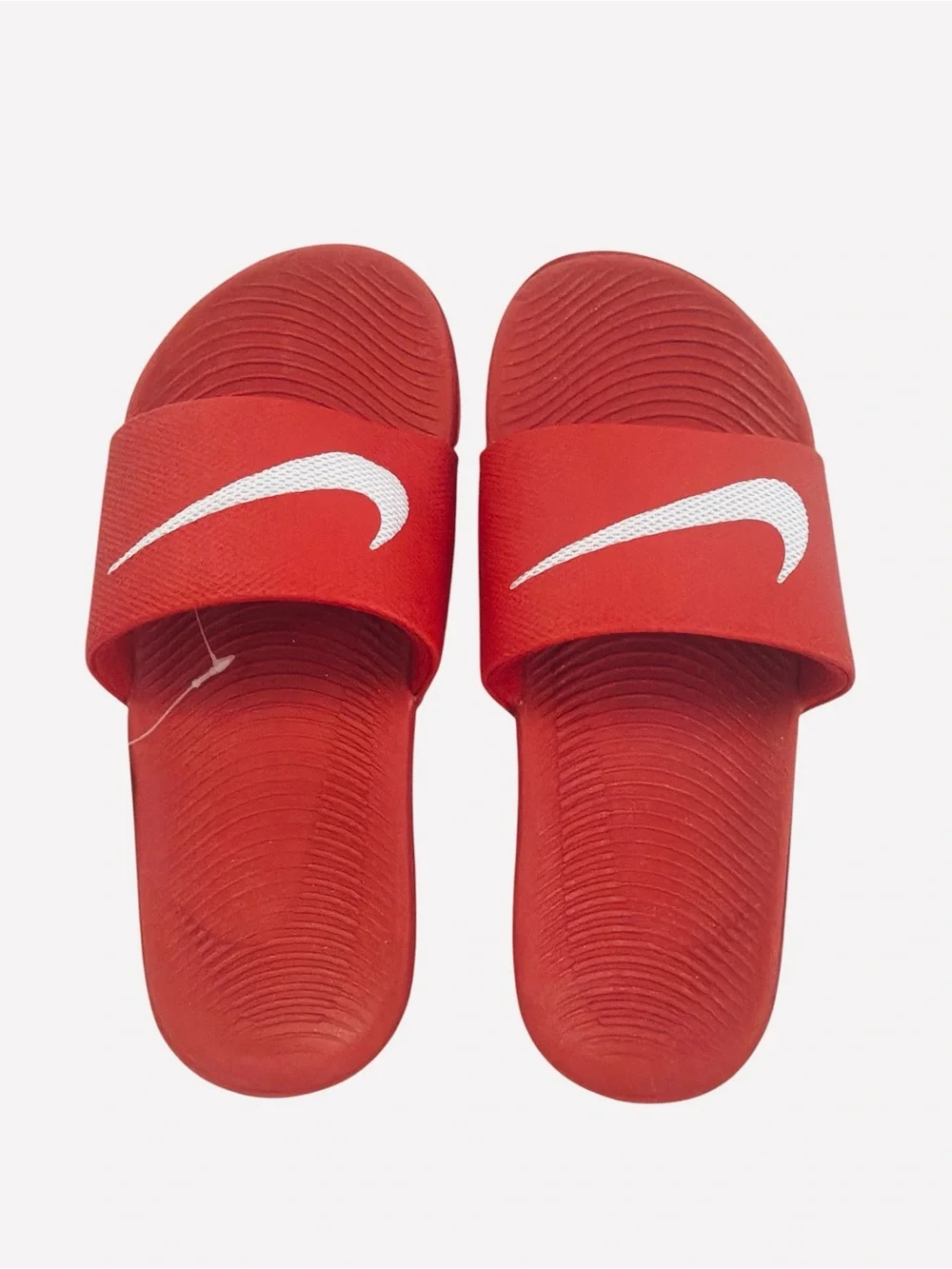 Nike Kawa Big Kids Slide Sandals Red/White 819352-600 Size 1Y